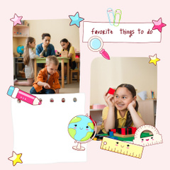 Fun-filled School Memories Book with Cute Kids