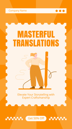 Affordable Translation Service From Experts Offer Instagram Story Design Template