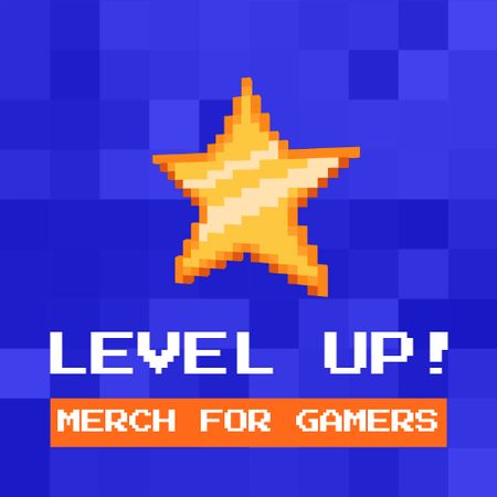 Gaming Merch Offer Animated Logo Design Template