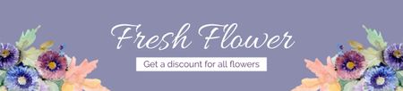 Fresh Flowers Store Ad Ebay Store Billboard Design Template
