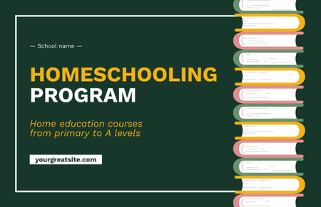 Template di design Home Education Ad Flyer 5.5x8.5in Horizontal
