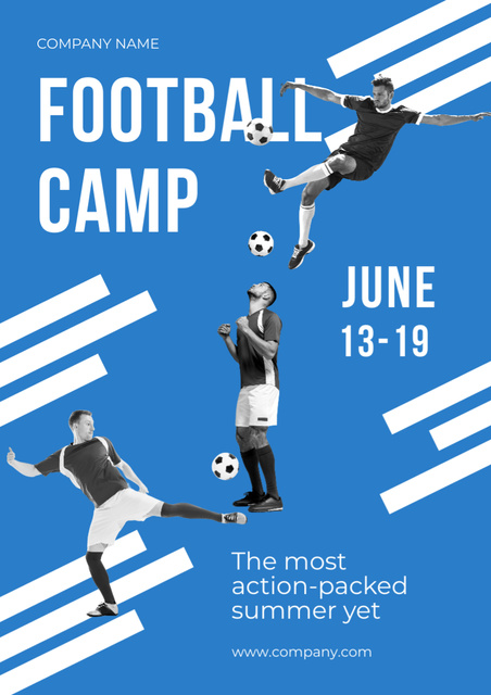 Football Match Ad Poster A3 – шаблон для дизайну
