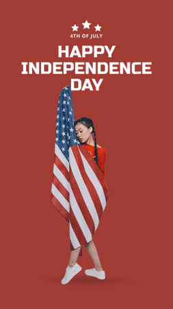 Modern Independence Day US  Instagram Story Design Template