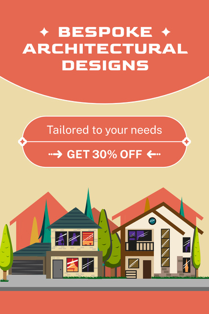 Plantilla de diseño de Individualized House Design With Discount By Architects Pinterest 
