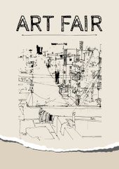 Art Fair Announcement with Drawing