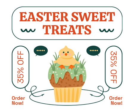 Sale of Easter Sweet Treats Facebook Design Template