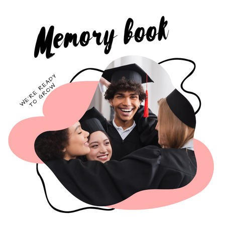 Platilla de diseño Fun-filled High School Graduation Photoshoot with Graduates Photo Book