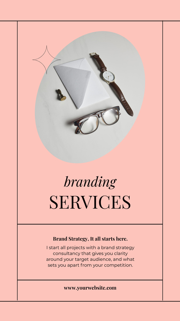 Modèle de visuel Business Branding Services - Instagram Story