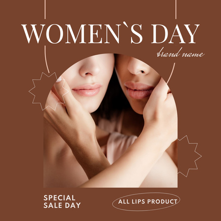 Special Sale on International Women's Day Holiday Instagram Design Template
