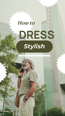 Platilla de diseño Age-Friendly Dressing Tips From Stylist TikTok Video