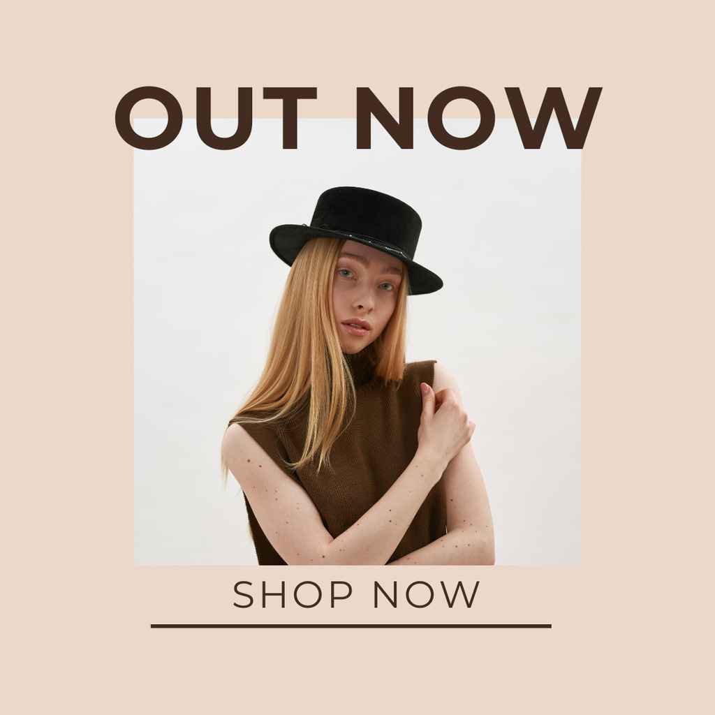 Plantilla de diseño de Young Woman in Elegant Outfit Instagram 