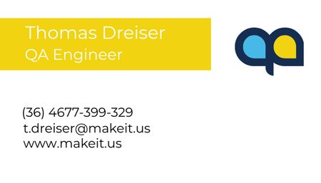 Modèle de visuel Engineer Service Offer - Business Card US