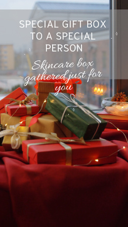 Ontwerpsjabloon van TikTok Video van Gift boxes offers and subscription