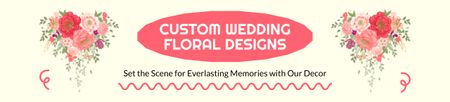 Designvorlage Angebot an Designer-Blumenarrangements für Ebay Store Billboard