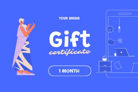 EEEExtended reality​ Gift Certificate – шаблон для дизайну