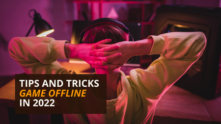 Tips and Trick Game Offline Youtube Thumbnail Design Template