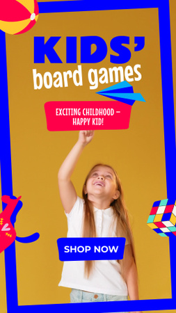 Board Games For Kids Offer TikTok Video Design Template