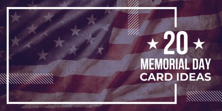 USA Memorial Day Image Design Template
