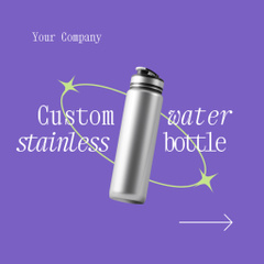 Printing College Sign On Stainless Bottles Offer