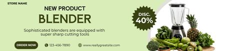 Blenders Sale Green Ebay Store Billboard Design Template
