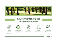 Environmental Impact of Green Practices
