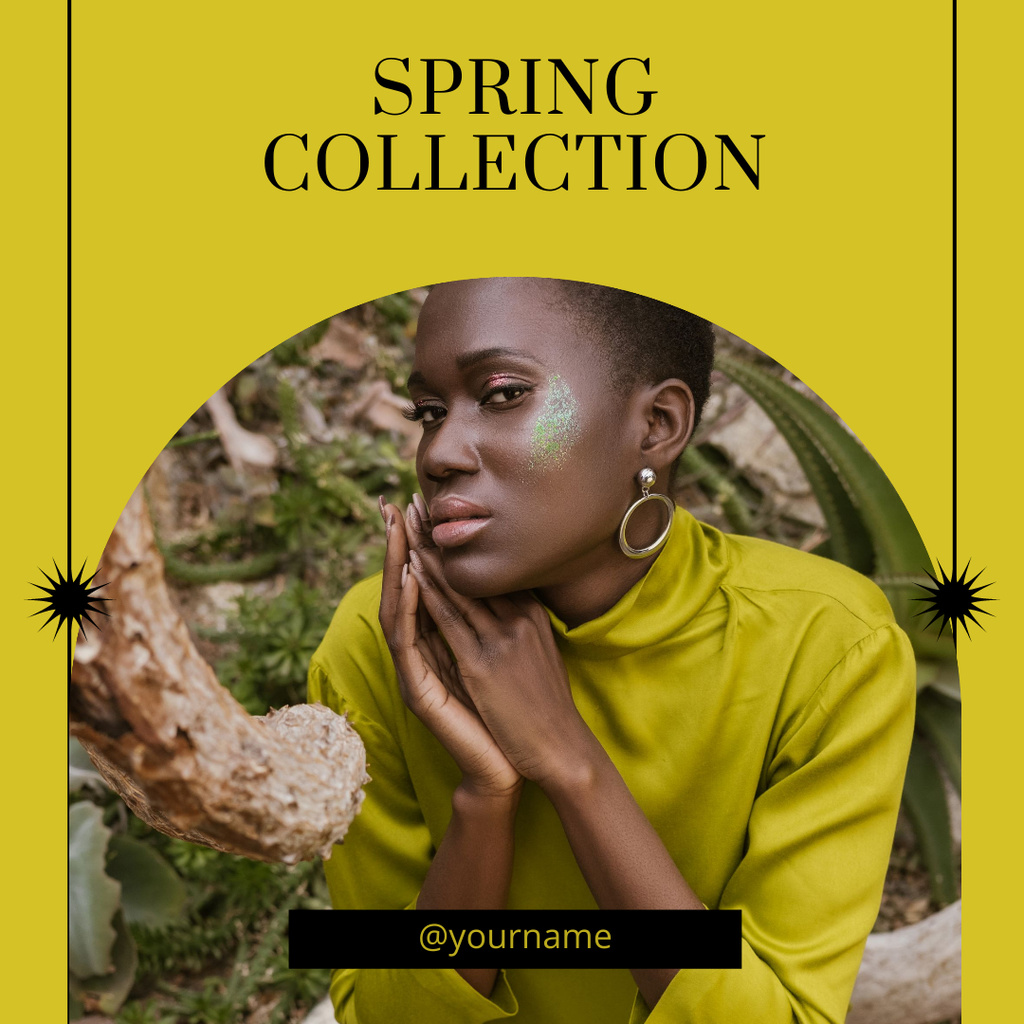 Spring Fashion Collection for Women Instagram Design Template