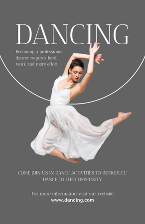 Passionate Professional Dancer Flyer 5.5x8.5in Design Template