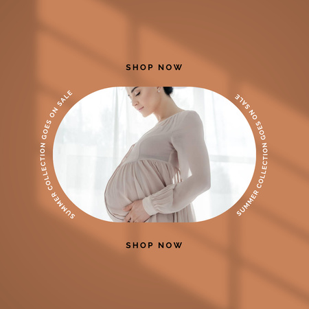 Modern Collection of Clothing for Pregnant Women Instagram tervezősablon