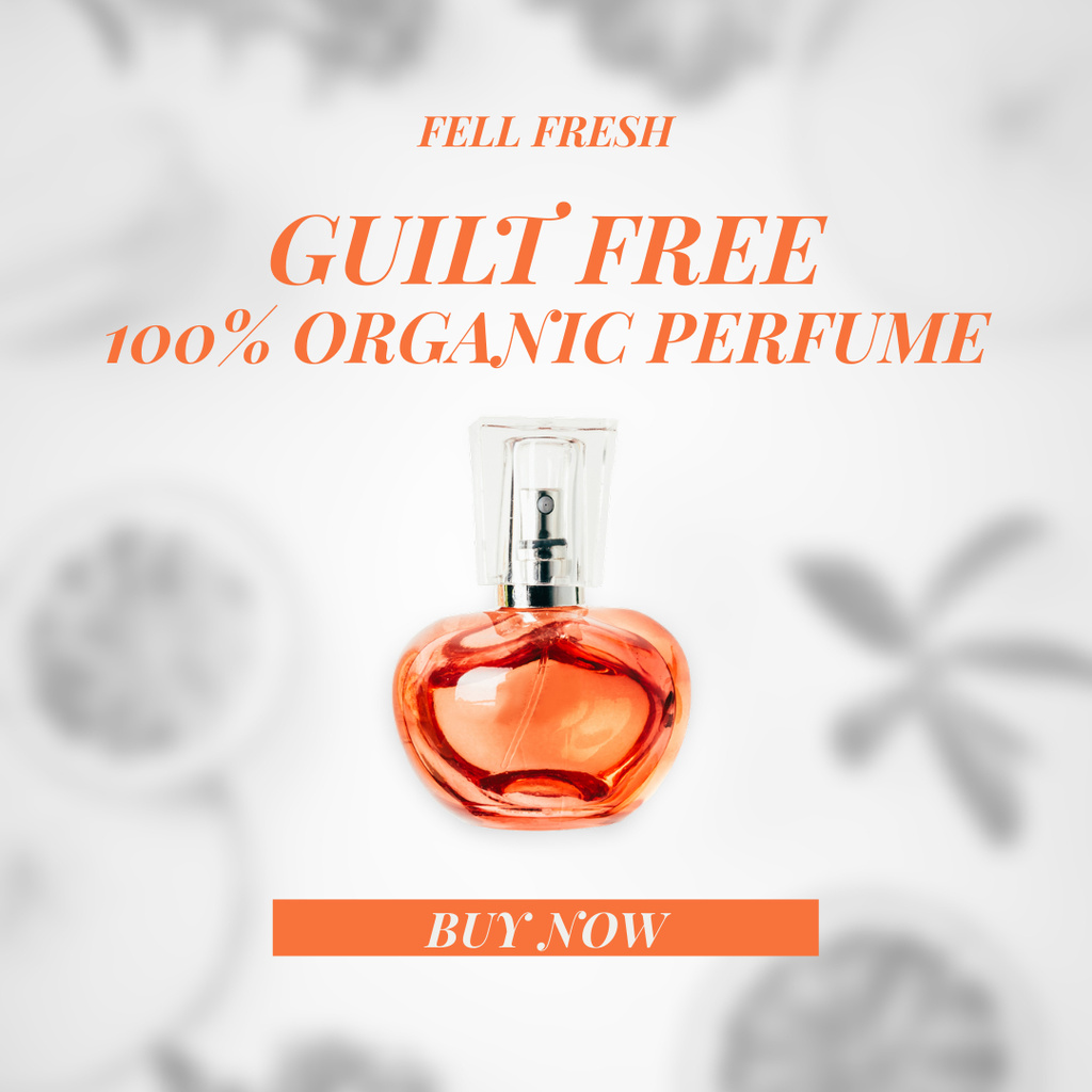 Modèle de visuel Organic Fragrance Ad - Instagram