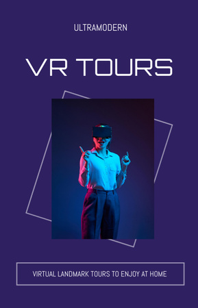 Ontwerpsjabloon van IGTV Cover van Virtual Tours Offer