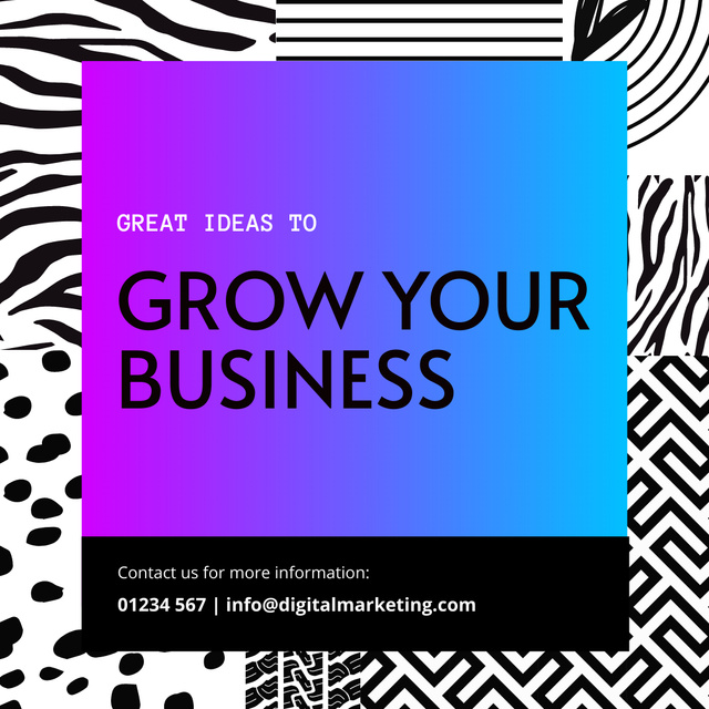 Plantilla de diseño de Bright Announcement of Business Agency Services Instagram 