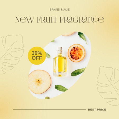 New Fruit Fragrance Ad Instagramデザインテンプレート