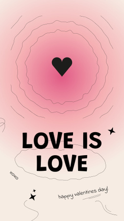 Designvorlage Valentine's Day Holiday Celebration für Instagram Story