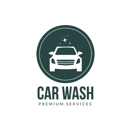 Ontwerpsjabloon van Logo van Car Wash Services Offer