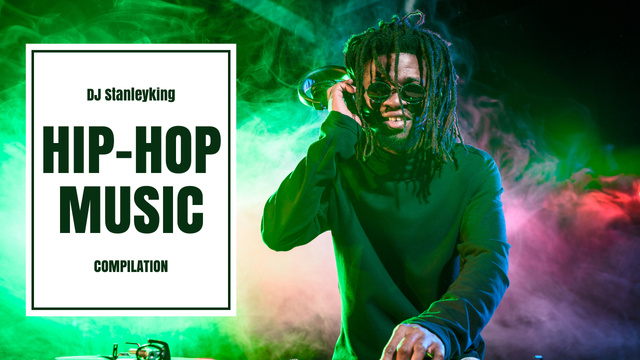 Blog with Hip-Hop Music Youtube Thumbnail Design Template