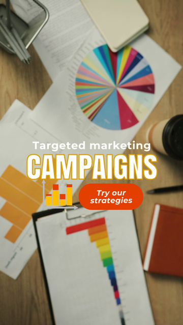 Targeted Marketing Campaigns By Agency Offer TikTok Video – шаблон для дизайну