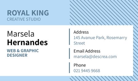 Web & Graphic Designer Contacts Business card Design Template