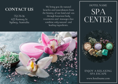 Spa Services Offer with Beautiful Flowers