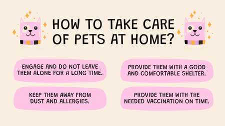 Κανόνες φροντίδας ζώων στο σπίτι Mind Map Πρότυπο σχεδίασης