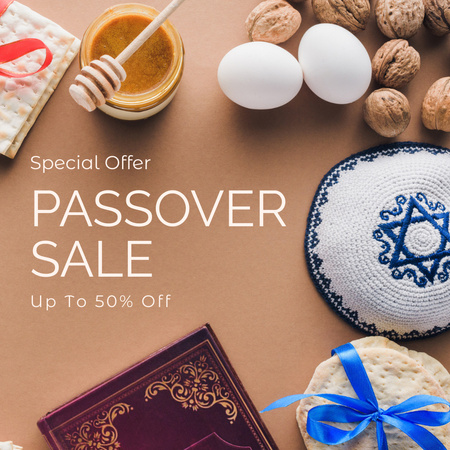 Platilla de diseño Passover Sale Special Offer Instagram