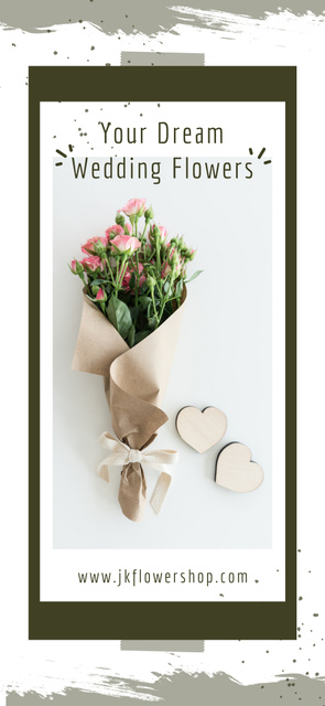 Ontwerpsjabloon van Snapchat Moment Filter van Dream Wedding Bouquet Offer
