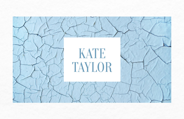 Picture of Cracked Paint Business Card 85x55mm Design Template