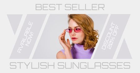 Ontwerpsjabloon van Facebook AD van Sunglasses Store Ad