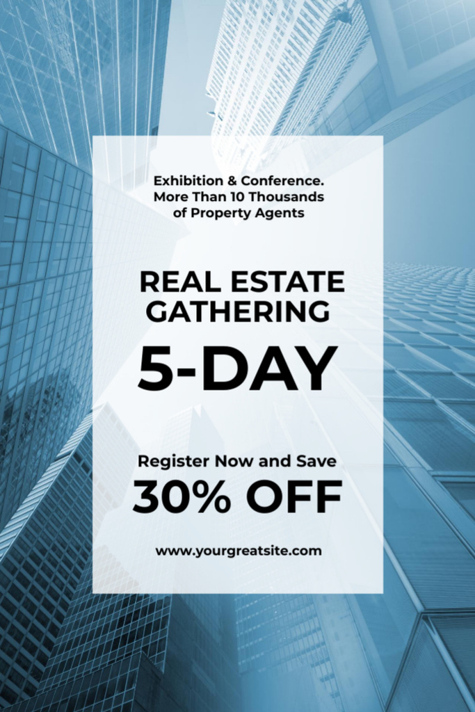 Real Estate Agents Summit Flyer 4x6in tervezősablon