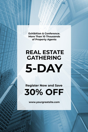 Real Estate Agents Summit Flyer 4x6in Πρότυπο σχεδίασης