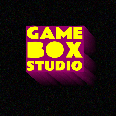 Template di design emblema dello studio di gioco Logo
