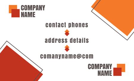 Building and Restoration Company Business Card 91x55mm Πρότυπο σχεδίασης