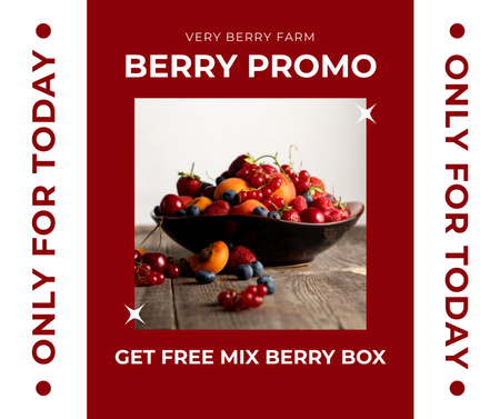 Berry Mix Box Offer Facebook Design Template