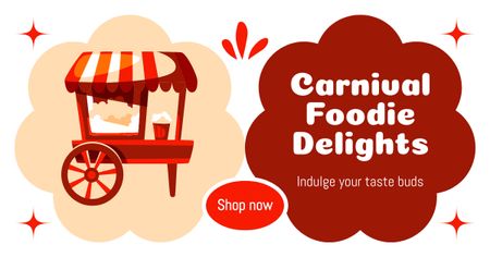 Gastronomic Wonderland with Reduced Prices Facebook AD Design Template
