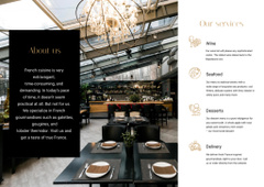 Restaurant Offer with Modern Minimalistic Interior